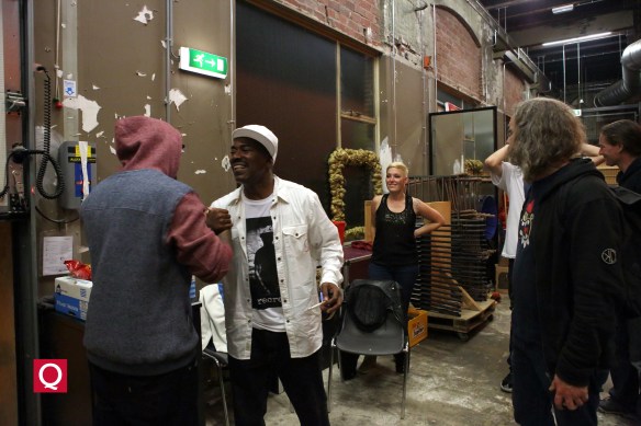 Kurtis Blow backstage @ Hall of Fame, Tilburg, NL